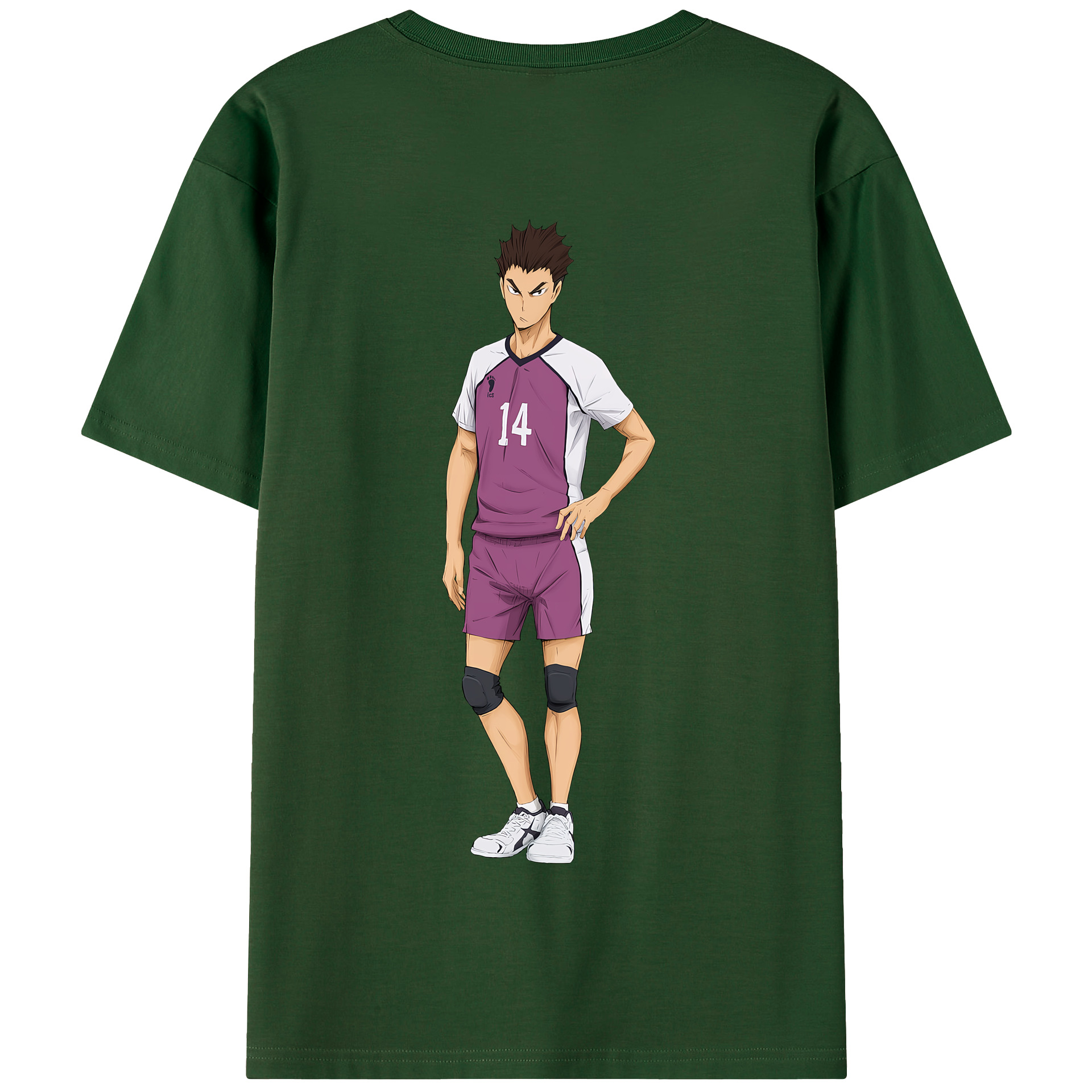 （画像用） ハイキュー!! Haikyu!! 綿100％半袖Tシャツ（背面プリント）